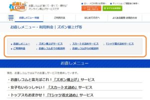 最上位にあるインデックス(目次)